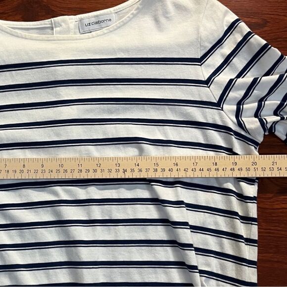 Liz clalborne Stripped Long Sleeve Shirt. Size XL. - Picture 6 of 8